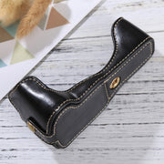 1/4 inch Thread PU Leather Camera Half Case Base for Canon EOS M3(Black)