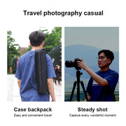 TRIOPO K2508S+B1S Adjustable Portable  Aluminum Alloy Tripod with Ball Head for SLR Camera(Red)