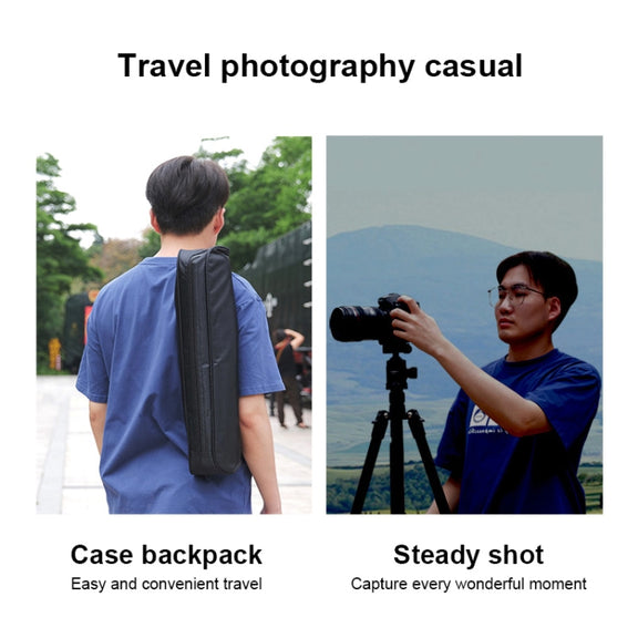 TRIOPO K2508S+B1S Adjustable Portable  Aluminum Alloy Tripod with Ball Head for SLR Camera(Red)