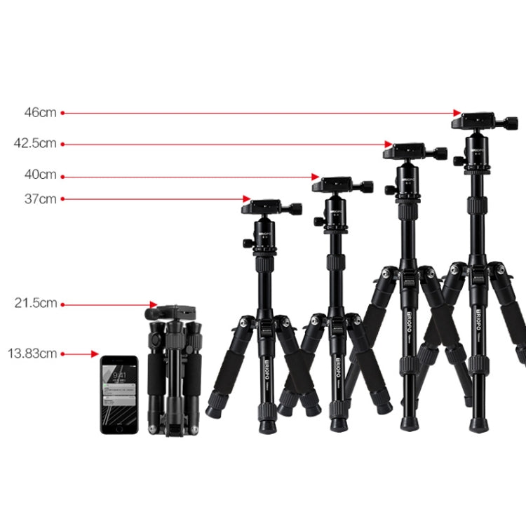 TRIOPO T226 Adjustable Portable  Aluminum Alloy Tripod with D-0 Ball Head for SLR Camera - free shipping - PMC TechLife - Order now!