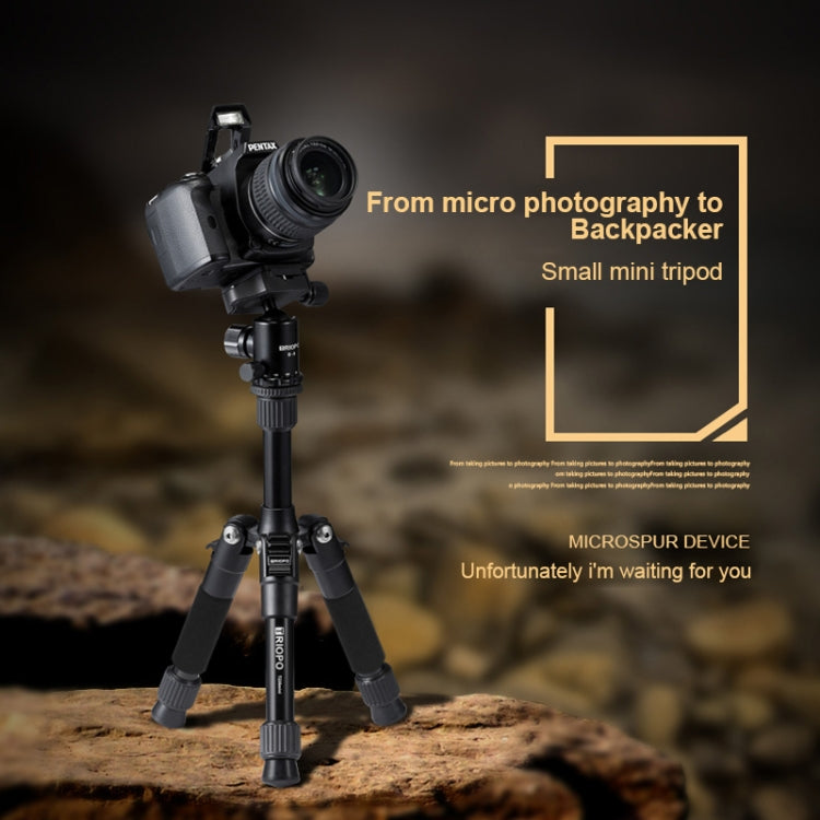 TRIOPO T226 Adjustable Portable  Aluminum Alloy Tripod with D-0 Ball Head for SLR Camera - free shipping - PMC TechLife - Order now!