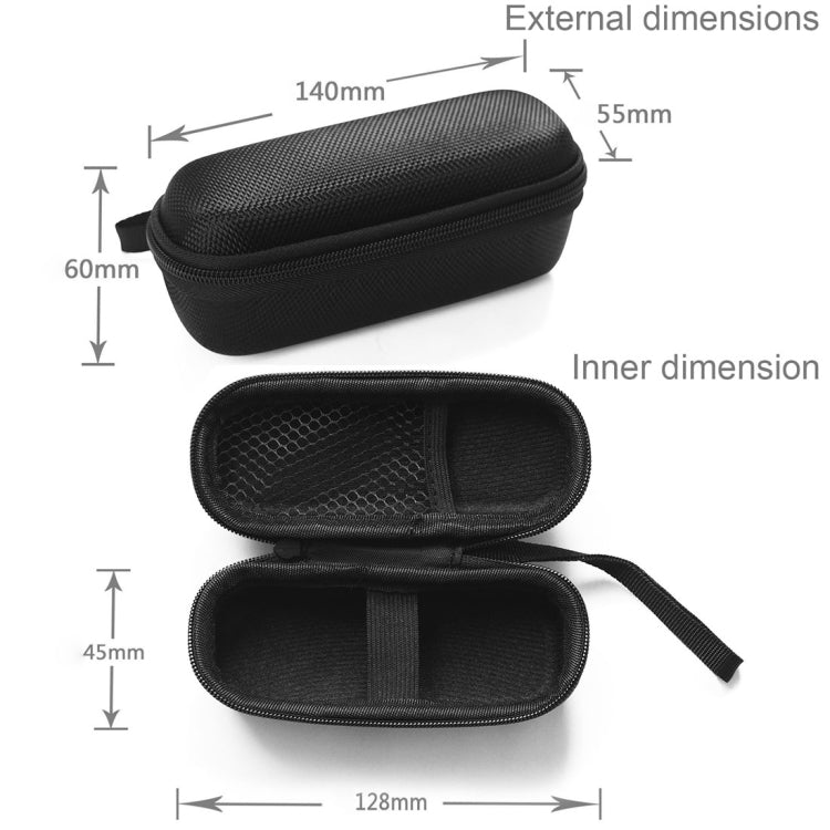 2 PCS Sports Panoramic Camera Camera Protective Bag for Insta360 ONE X, Size: 14cm x 6cm x 5.5cm(Black) - Case & Bags by PMC TechLife | Online Shopping South Africa | PMC TechLife | Buy Now Pay Later Mobicred