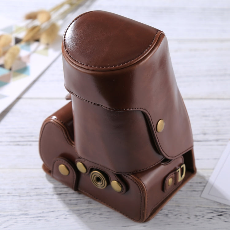 Full Body Camera PU Leather Case Bag for Nikon D5300 / D5200 / D5100 (18-55mm / 18-105mm / 18-140mm Lens) (Coffee) - free shipping - PMC TechLife - Order now!