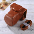 Full Body Camera PU Leather Case Bag with Strap for FUJIFILM XT10 / XT20 (16-50mm / 18-55mm Lens)(Brown) - free shipping - PMC TechLife - Order now!