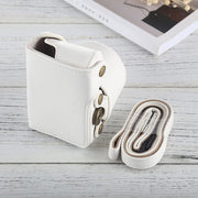 Full Body Camera PU Leather Case Bag with Strap for Sony A5100 / A5000 / NEX-3N (16-50mm / 40.5mm Lens) (White)