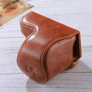 Full Body Camera PU Leather Case Bag with Strap for Sony A5100 / A5000 / NEX-3N (16-50mm / 40.5mm Lens)(Brown)