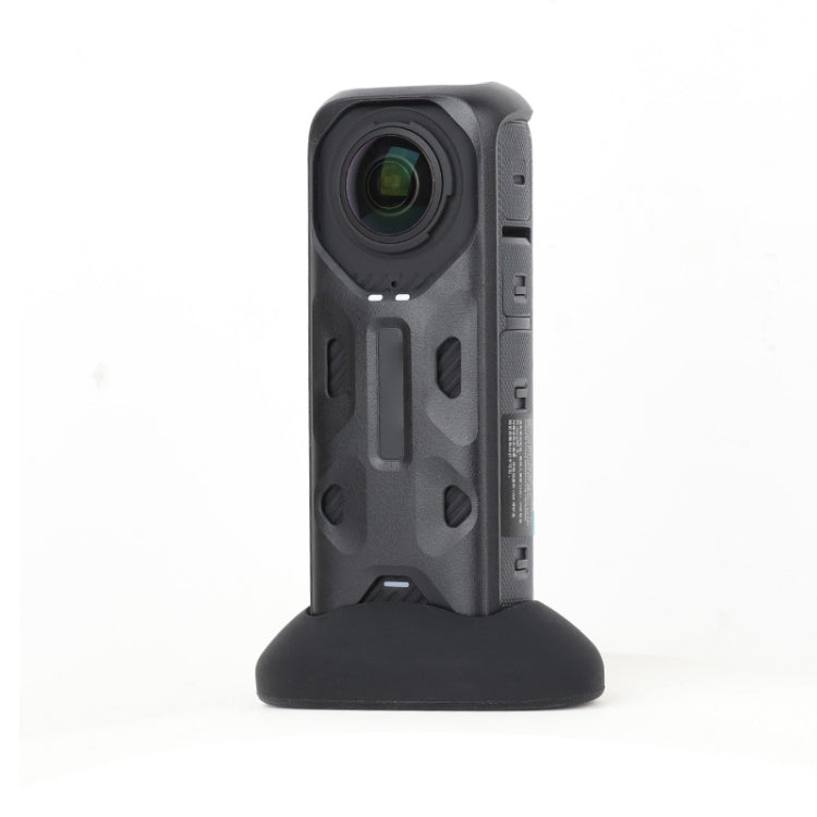 For Insta360 X4 Silicone Base Desktop Stand (Black) - Mount & Holder by PMC TechLife | Online Shopping South Africa | PMC TechLife | Buy Now Pay Later Mobicred
