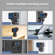 STARTRC VCR Snap-Mag Magnetic Quick Release Base Mount For GoPro (Black)