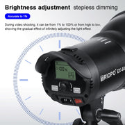 TRIOPO EX-60W Studio Flash Built-in Dissipate Heat System with EX-60III LED Single Light