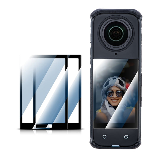 For Insta360 X5 / X4 STARTRC 2pcs HD Tempered Glass Film (Black) - free shipping - PMC Jewellery - Order now!