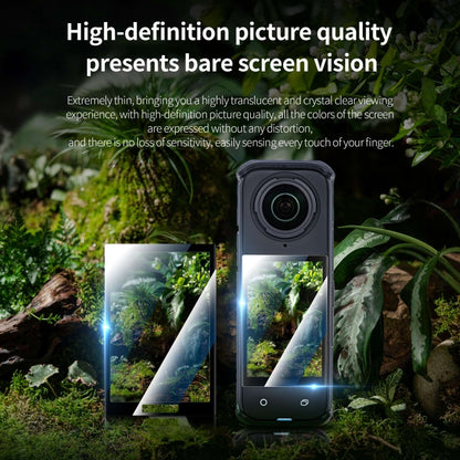 For Insta360 X5 / X4 STARTRC 2pcs HD Tempered Glass Film (Black) - free shipping - PMC Jewellery - Order now!