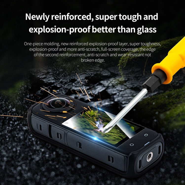 For Insta360 X5 / X4 STARTRC 2pcs HD Tempered Glass Film (Black) - free shipping - PMC Jewellery - Order now!
