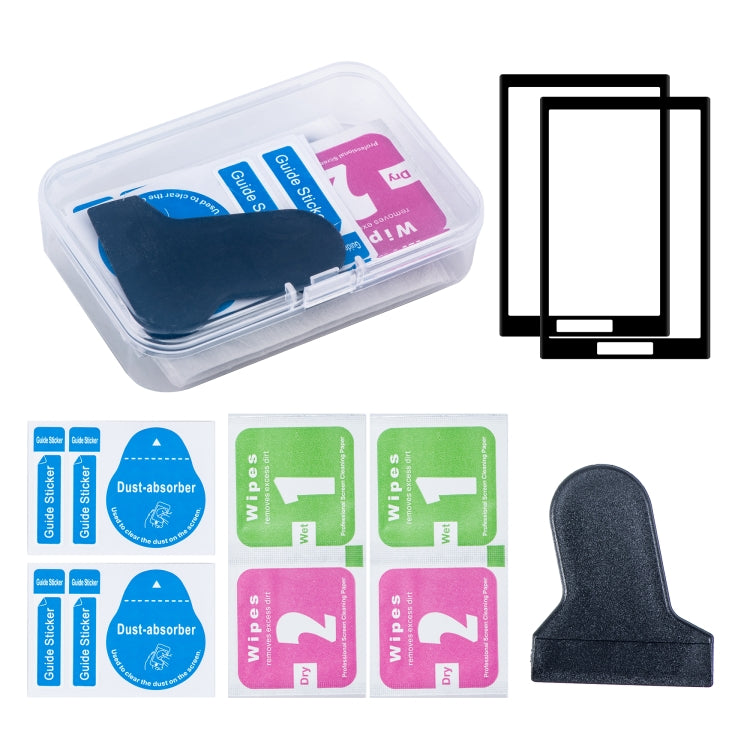 For Insta360 X5 / X4 STARTRC 2pcs HD Tempered Glass Film (Black) - free shipping - PMC Jewellery - Order now!