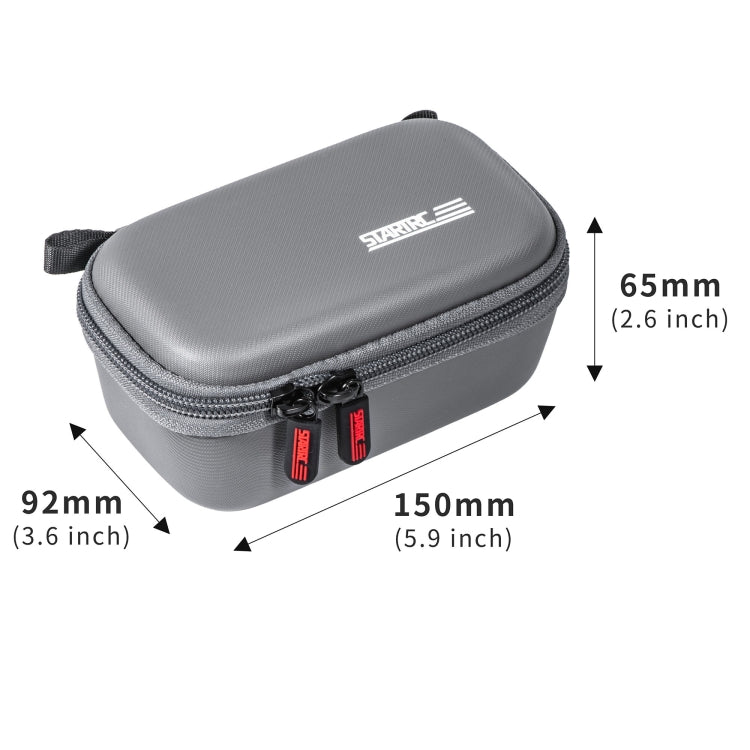 For Insta360 X5 / X4 STARTRC Camera Carry Case with Carabiner & Strap (Grey) - free shipping - PMC TechLife - Order now!