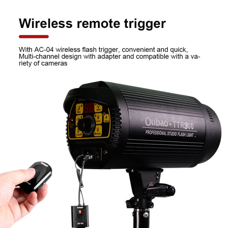 TRIOPO Oubao TTR300W Studio Flash with E27 150W Light Bulb - free shipping - PMC Jewellery - Order now!