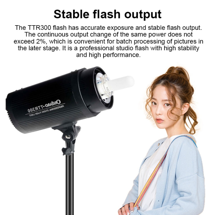 TRIOPO Oubao TTR300W Studio Flash with E27 150W Light Bulb - free shipping - PMC Jewellery - Order now!