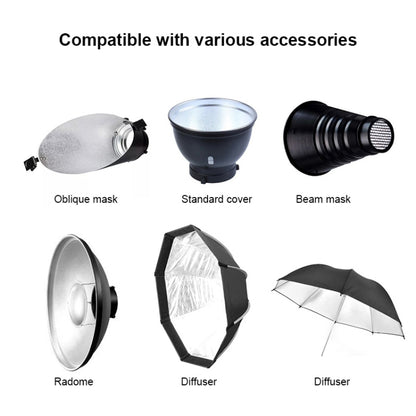 TRIOPO Oubao TTR300W Studio Flash with E27 150W Light Bulb - free shipping - PMC Jewellery - Order now!
