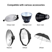 TRIOPO Oubao TTR300W Studio Flash with E27 150W Light Bulb