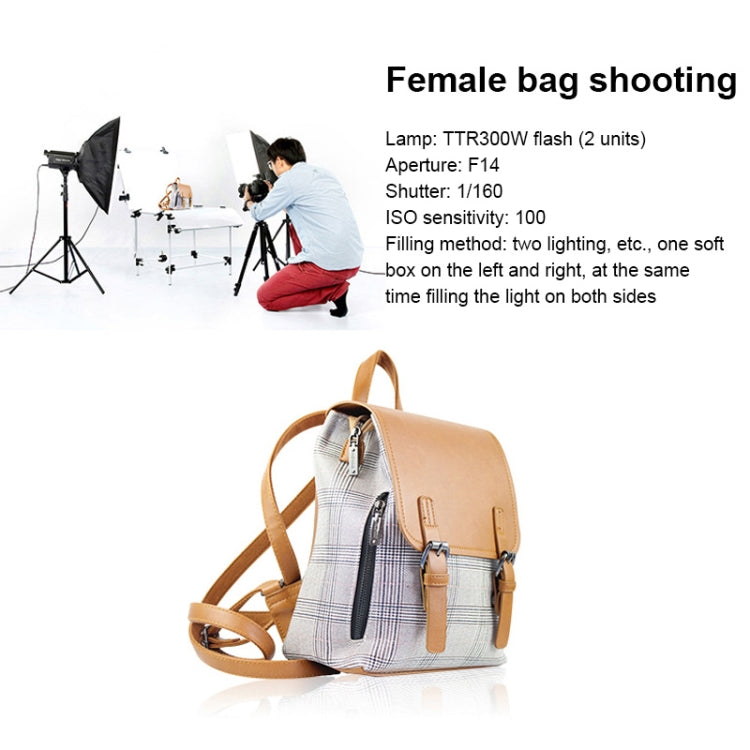 TRIOPO Oubao TTR300W Studio Flash with E27 150W Light Bulb