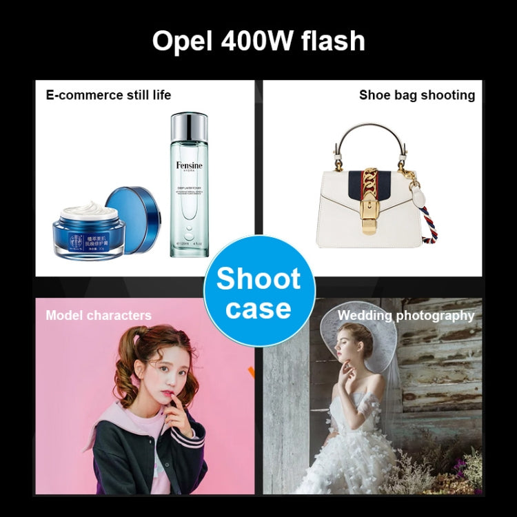 TRIOPO Oubao TTR400W Studio Flash with E27 150W Light Bulb - free shipping - PMC Jewellery - Order now!