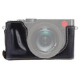 1/4 inch Thread PU Leather Camera Half Case Base for Leica DLUX TYP 109 (Black) - free shipping - PMC TechLife - Order now!
