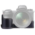 1/4 inch Thread PU Leather Camera Half Case Base for Nikon Z6 / Z7 (Black) - free shipping - PMC TechLife - Order now!