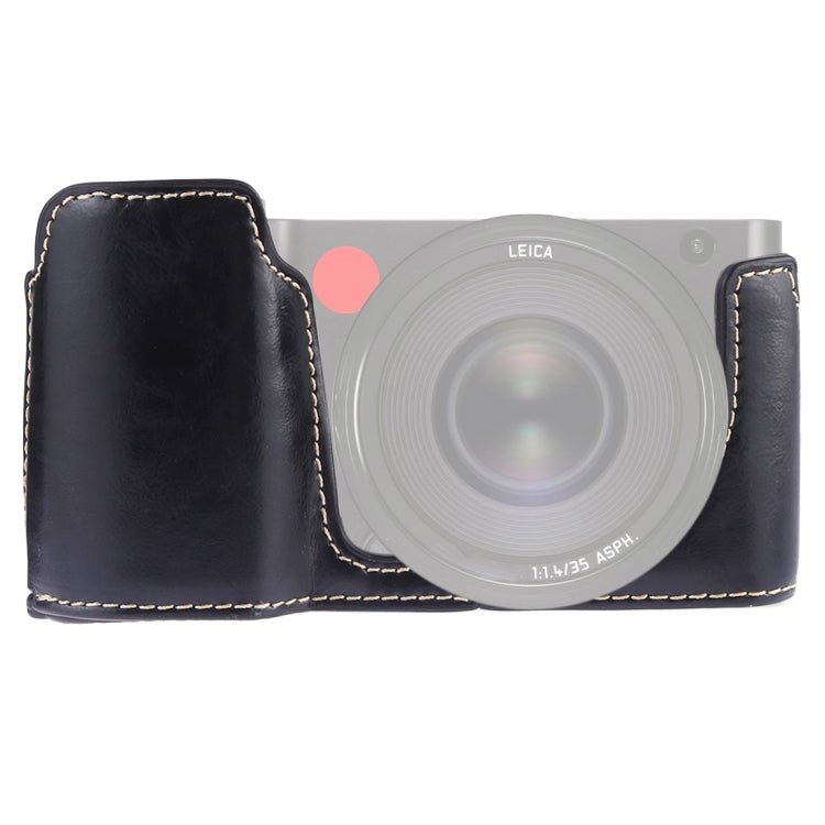 1/4 inch Thread PU Leather Camera Half Case Base for Leica TL (Typ 701) (Black) - free shipping - PMC TechLife - Order now!