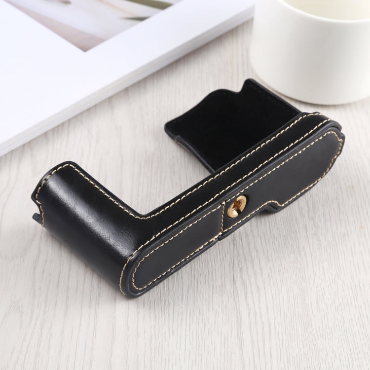 1/4 inch Thread PU Leather Camera Half Case Base for Leica TL (Typ 701) (Black) - free shipping - PMC TechLife - Order now!