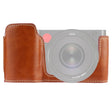 1/4 inch Thread PU Leather Camera Half Case Base for Leica TL (Typ 701) (Brown) - free shipping - PMC TechLife - Order now!