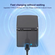 For GoPro HERO13 Black 3-Battery Charging Box Storage Case (Black)