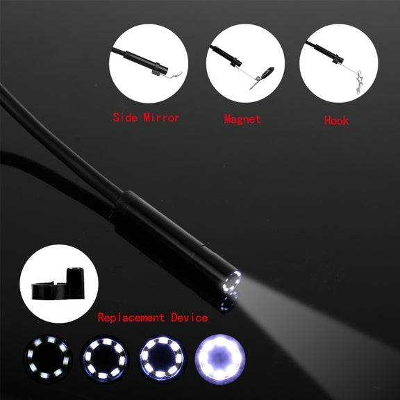 P20 4.3 Inch Screen Display HD1080P Inspection Endoscope with 8 LEDs, Length: 5m, Lens Diameter: 8mm, Mild Line
