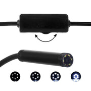F99 HD Mobile Phone Endoscope, 8mm Water-resistant Pipe Endoscope, Wifi Version, Flexible Cord, Length: 10m (Black)