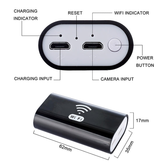 F99 HD Mobile Phone Endoscope, 8mm Water-resistant Pipe Endoscope, Wifi Version, Hardwire, Length: 10m (Black)