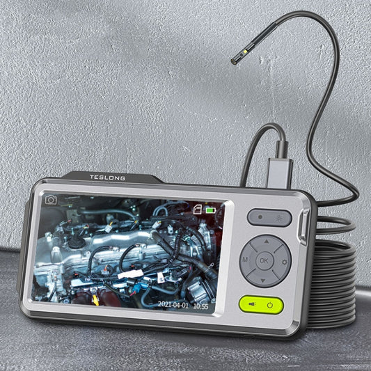 TESLONG NTS500B 5 inch 5mm Dual Lens HD Endoscope 200W Pixel Industrial Endoscope - free shipping - PMC Jewellery - Order now!