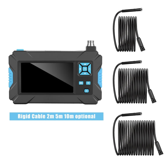 P30 5.5mm IP67 Water-resistant 4.3 inch HD Portable Endoscope Hard Cable Industrial Endoscope, Cable Length: 2m(Blue)