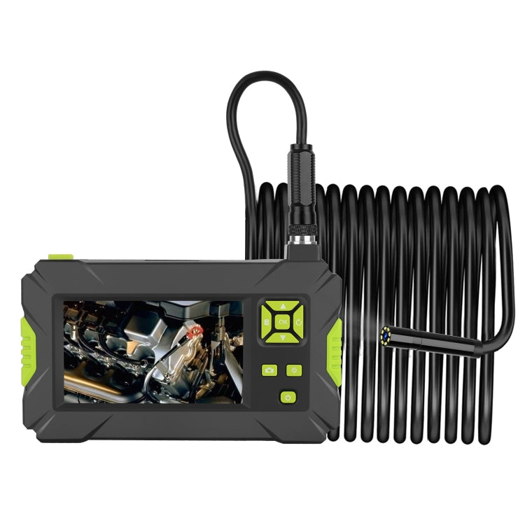P30 8mm IP67 Waterproof 4.3 inch HD Portable Endoscope Hard Cable Industrial Endoscope, Cable Length: 5m(Green) - free shipping - PMC Jewellery - Order now!