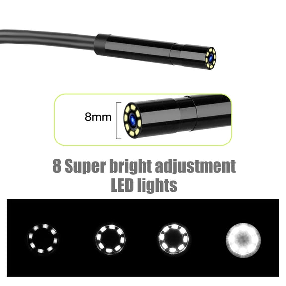 P30 8mm IP67 Water-resistant 4.3 inch HD Portable Endoscope Hard Cable Industrial Endoscope, Cable Length: 10m