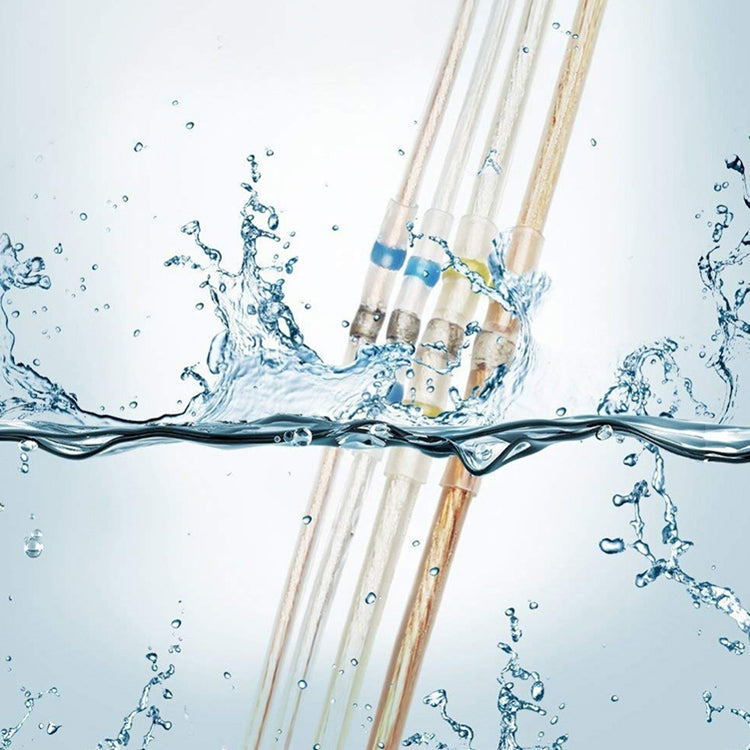 100 PCS AWG16-14 1.5-2.5mm Seal Heat Shrink Butt Wire Connectors Blue Terminals Solder Sleeve(Blue) - Solder Sleeve by PMC TechLife | Online Shopping South Africa | PMC TechLife | Buy Now Pay Later Mobicred