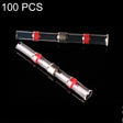 100 PCS AWG22-18 0.5-1.5mm Seal Heat Shrink Butt Wire Connectors Red Terminals Solder Sleeve(Red) - Solder Sleeve by PMC TechLife | Online Shopping South Africa | PMC TechLife | Buy Now Pay Later Mobicred