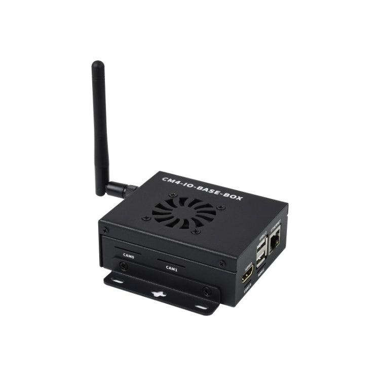 Waveshare Mini IO Board Full Ver Mini-Computer Base Box with Metal Case & Cooling Fan for Raspberry Pi CM4(EU Plug) - free shipping - PMC Jewellery - Order now!
