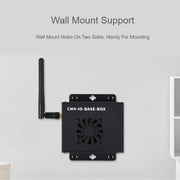 Waveshare Mini IO Board Lite Ver Mini-Computer Base Box with Metal Case & Cooling Fan for Raspberry Pi CM4(EU Plug)