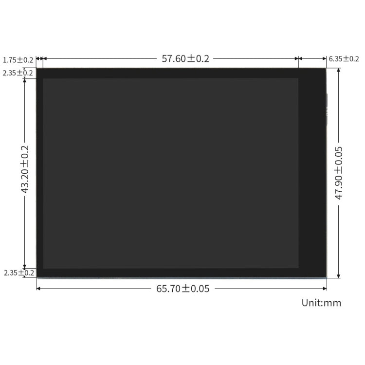 Waveshare 2.8 inch Touch Screen Expansion Fully Laminated Display For Raspberry Pi CM4 - free shipping - PMC TechLife - Order now!