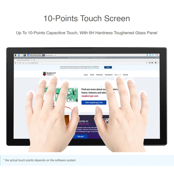 WAVESHARE Mini-Computer Powered by Raspberry Pi CM4 Touch Screen(US Plug)