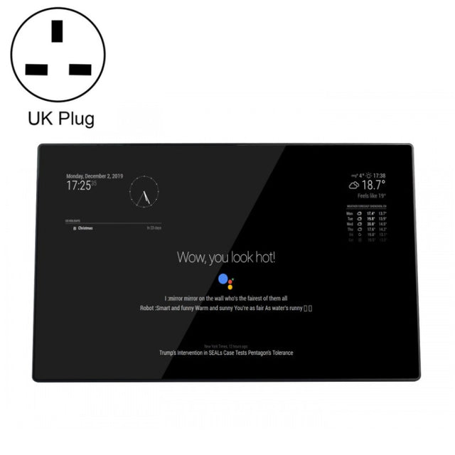 Waveshare 13.3 inch Magic Mirror, Voice Assistant, Touch Control(UK Plug)