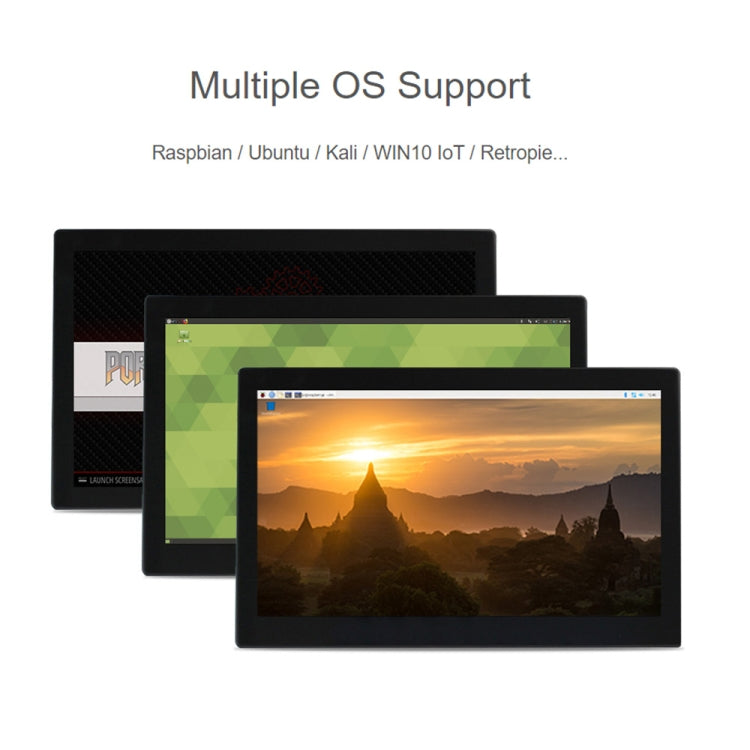 Waveshare 13.3 inch Mini-Computer Powered by Raspberry Pi 3A+, HD Touch Screen(UK Plug) - free shipping - PMC Jewellery - Order now!