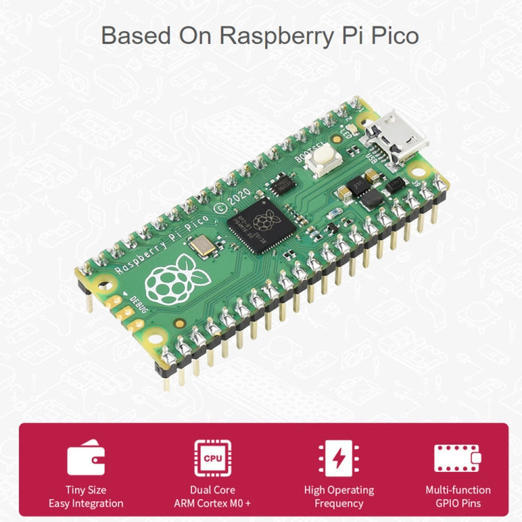 Waveshare PicoGo Mobile Robot, Based on Raspberry Pi Pico, Self Driving, Remote Control(US Plug) - free shipping - PMC TechLife - Order now!