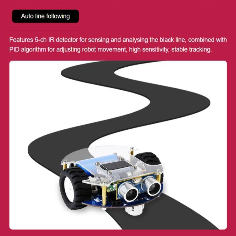 Waveshare PicoGo Mobile Robot, Based on Raspberry Pi Pico, Self Driving, Remote Control(EU Plug) - free shipping - PMC TechLife - Order now!