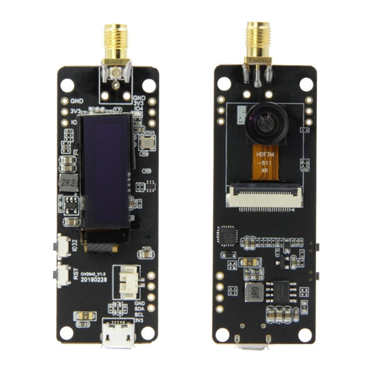 TTGO Fish-eye Lens Camera Module OV2640 SMA WiFi 0.91 OLED Development Board with 3dbi Antenna - free shipping - PMC Jewellery - Order now!