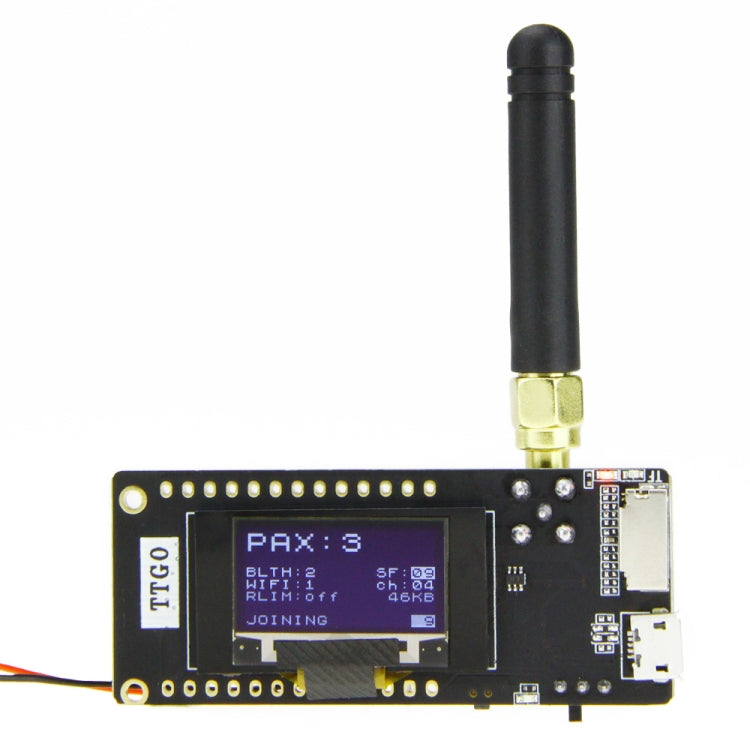 TTGO LORA32 V2.1 ESP32 0.96 inch OLED Bluetooth WiFi Wireless Module 868MHz SMA IP5306 Module with Antenna - free shipping - PMC Jewellery - Order now!