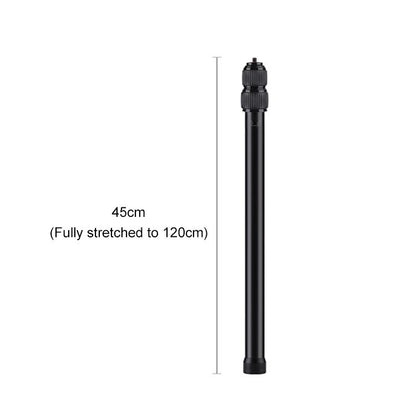 Selfie Stick Adjustable Extension Rod, Length: 45-120cm (Black) - free shipping - PMC Jewellery - Order now!